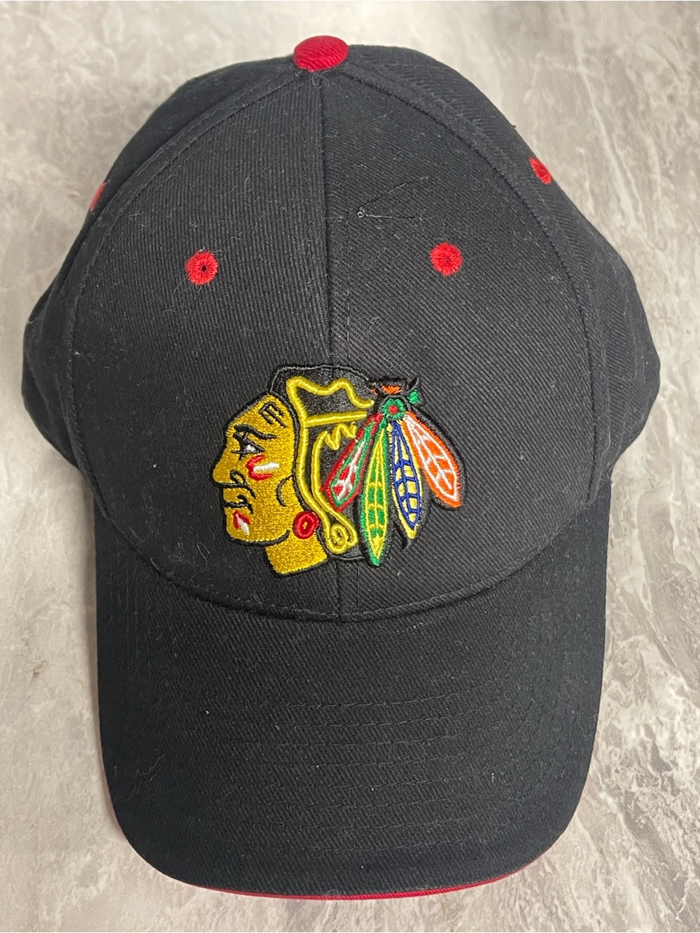 Chicago Blackhawks NHL One Size Hat Cap Snapback Adjustable Black Fan Favorite